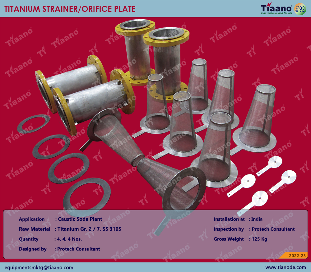 Titanium_Orifice Plate_Strainer