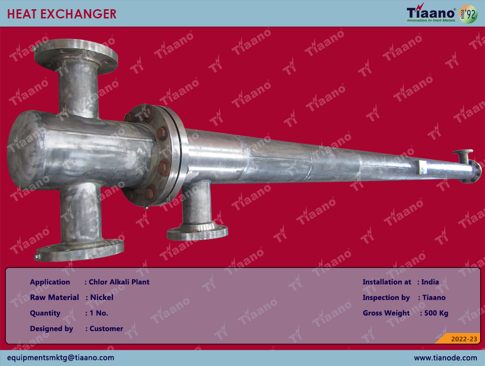 OC 91 - NICKEL HEAT EXCHANGER