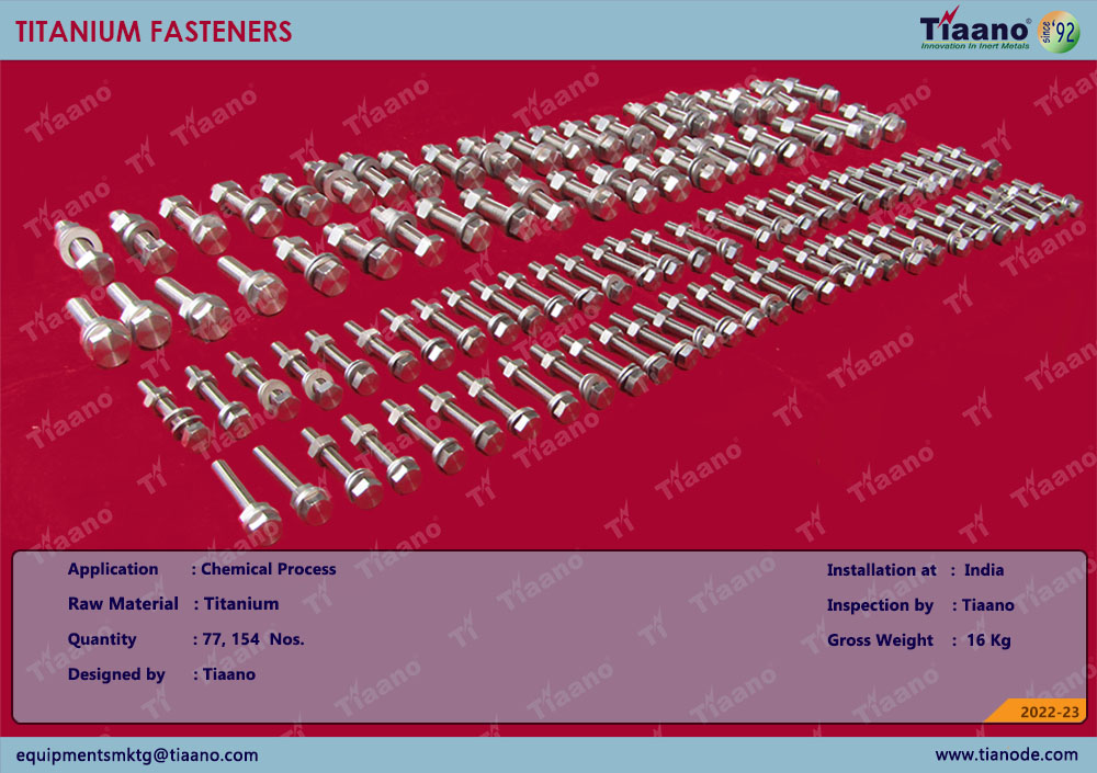 OC 412 - TITANIUM GR.2  FASTENERS