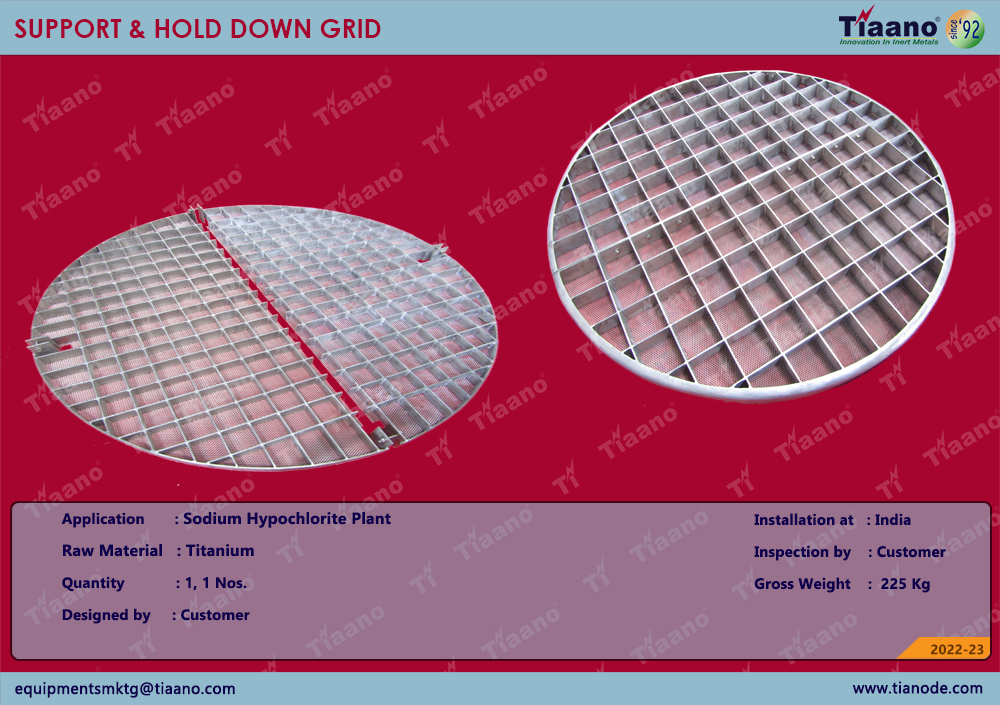 OC-230 - TITANIUM GR.2 SUPPORT GRID