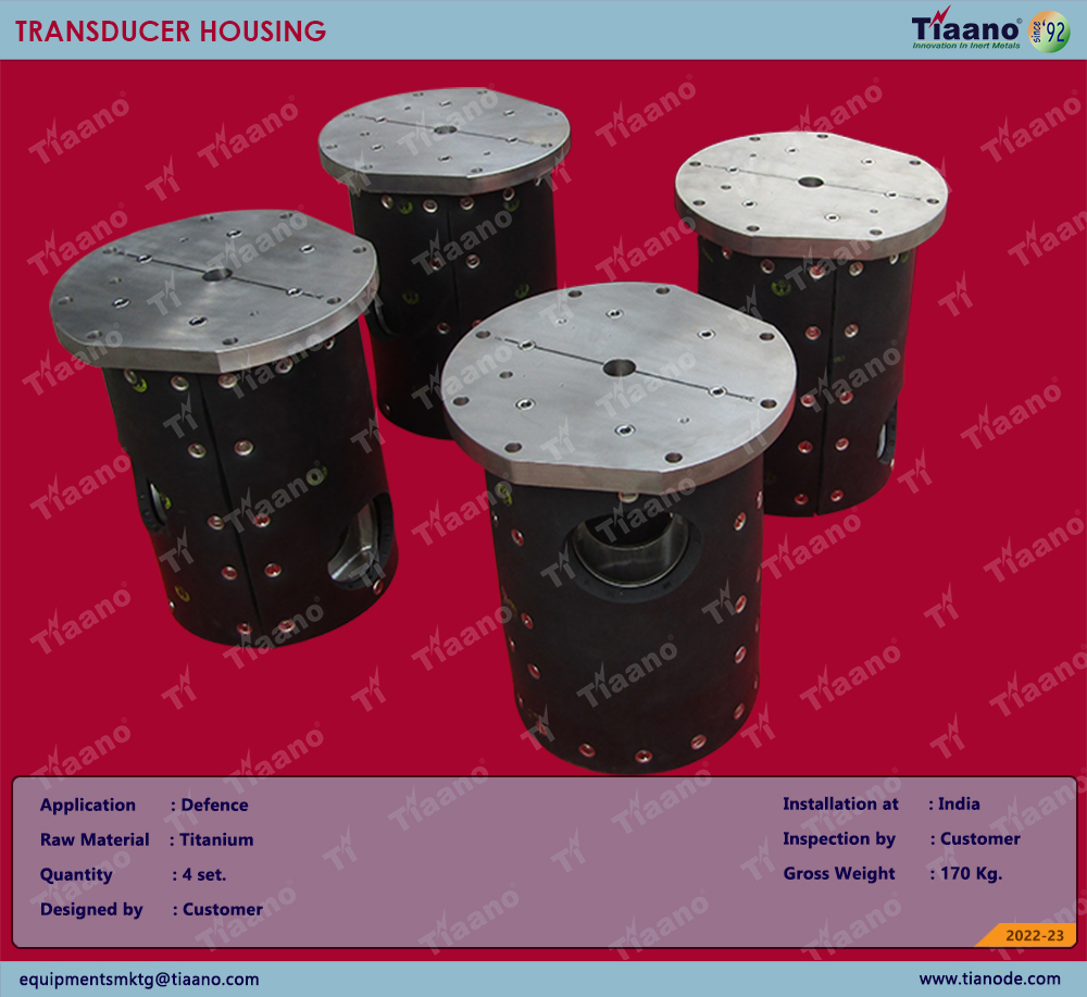 OC 165 - TITANIUM TRANSDUCER HOUSING 1