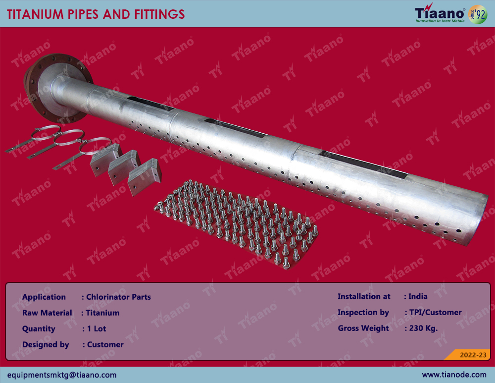 OC 350 - TITANIUM PIPES & FITTINGS