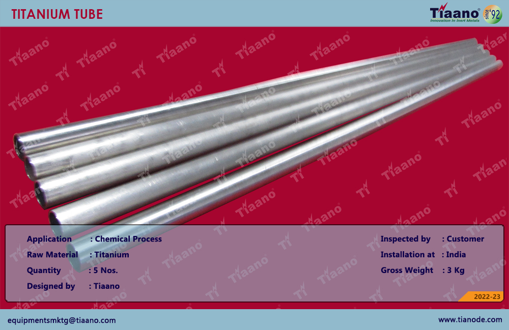 OC 589 - TITANIUM GR. 2 TUBE