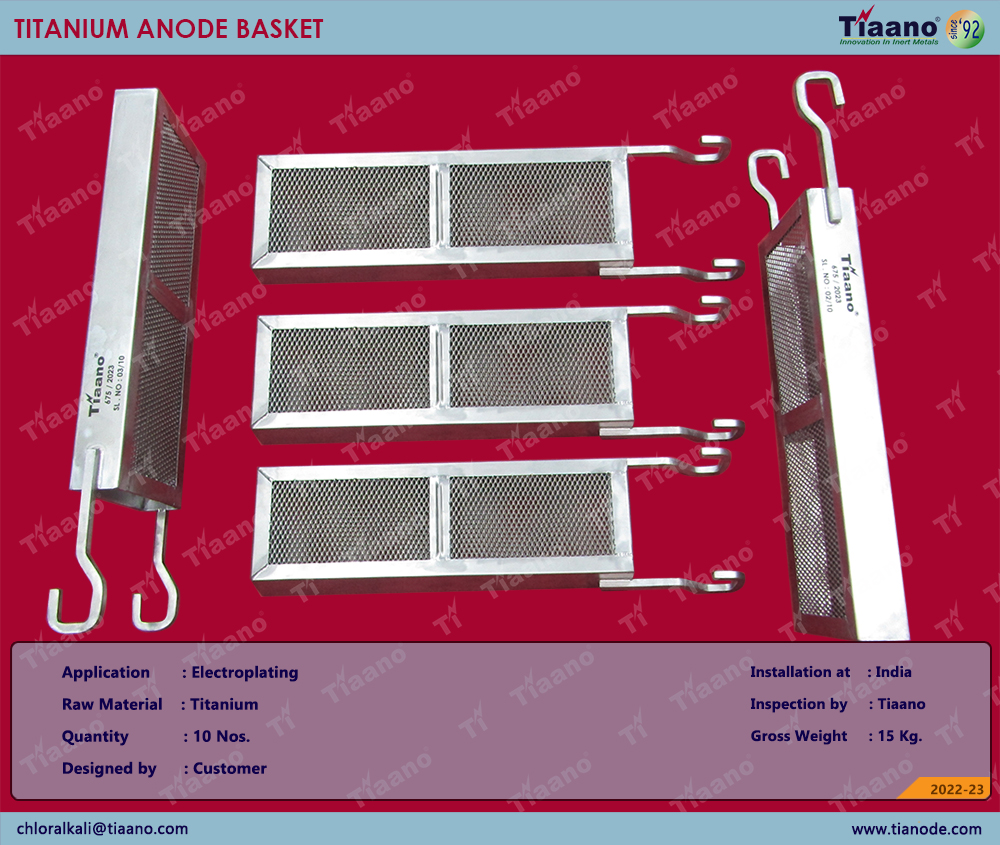 OC 675 - TITANIUM ANODE BASKET