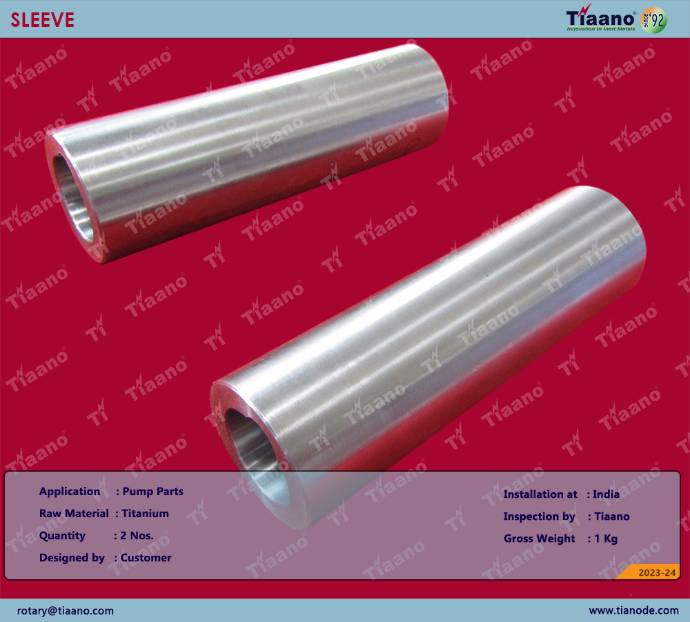 OC 107 - TI. GR. 2 SHAFT SLEEVE