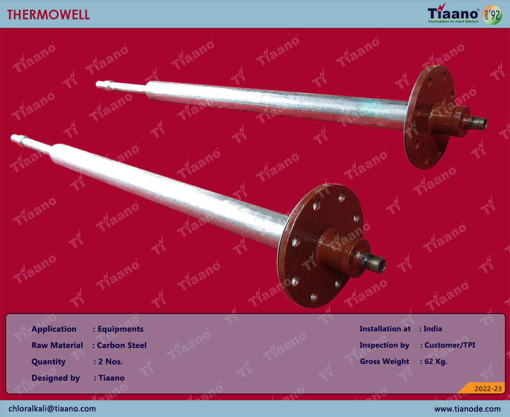 OC 598 - HASTELLOY THERMOWELL