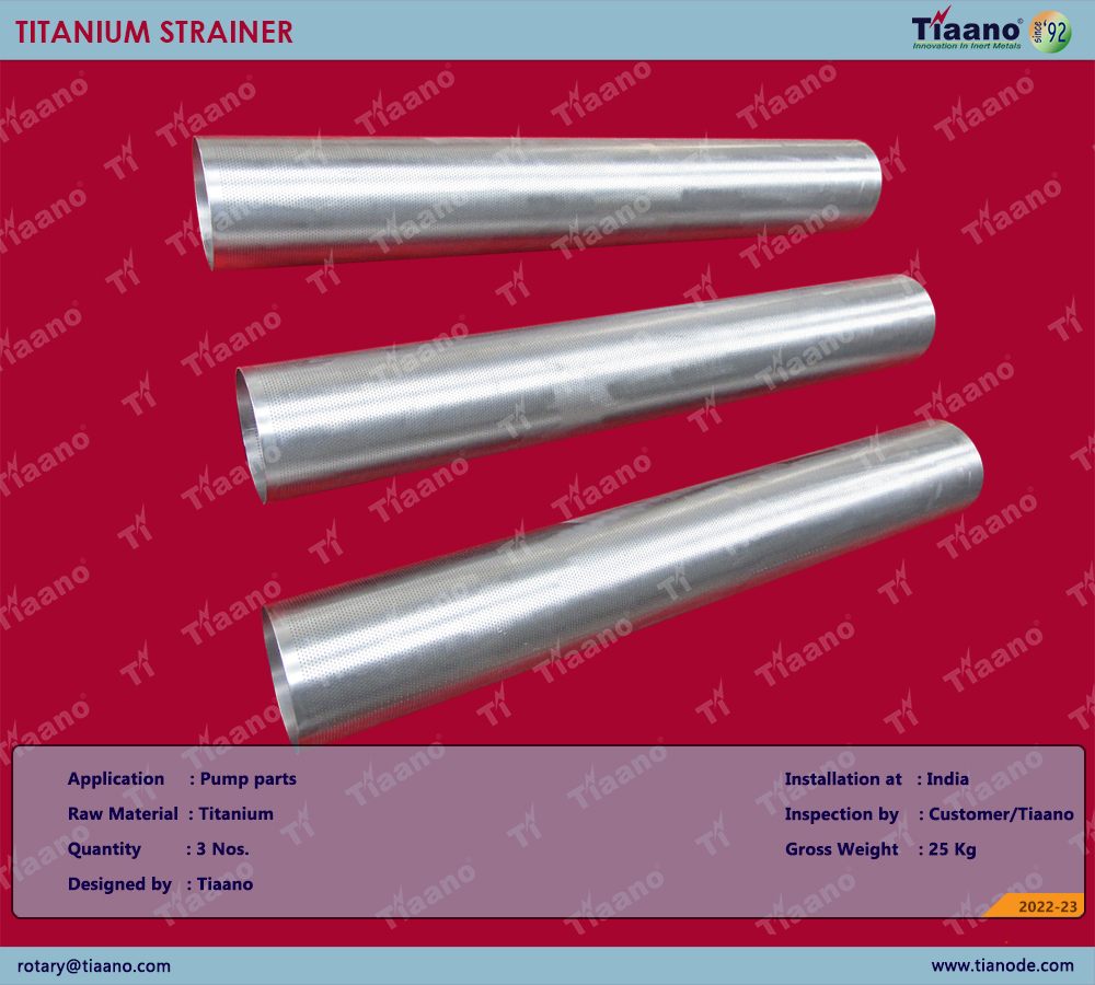 OC 634 - TITANIUM STRAINER