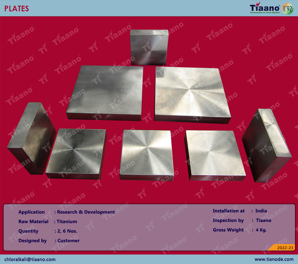 OC 702 - TITANIUM GR.2 PLATE