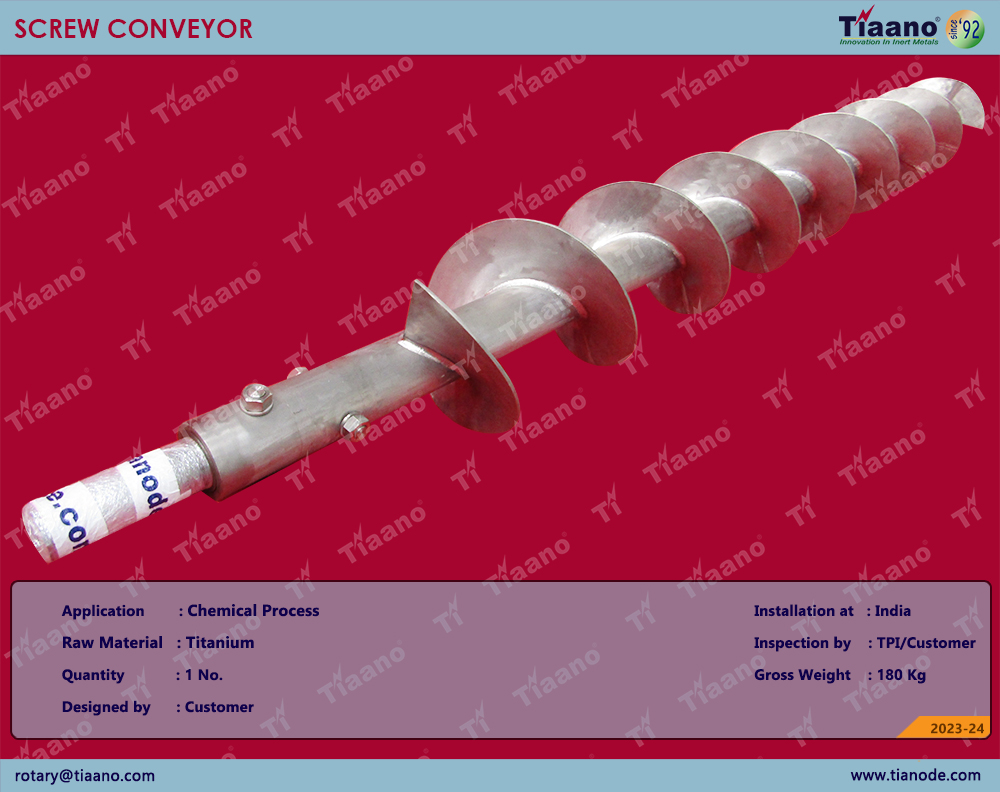 OC 16 - TITANIUM SCREW CONVEYOR