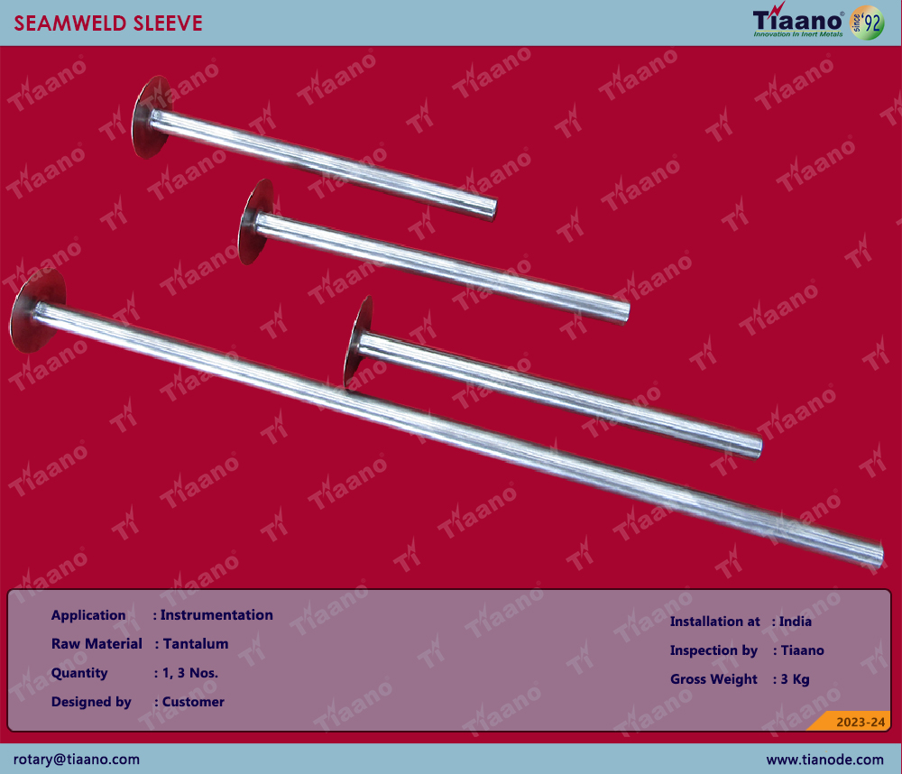 OC 461 - TITANIUM SEAMWELD SLEEVE