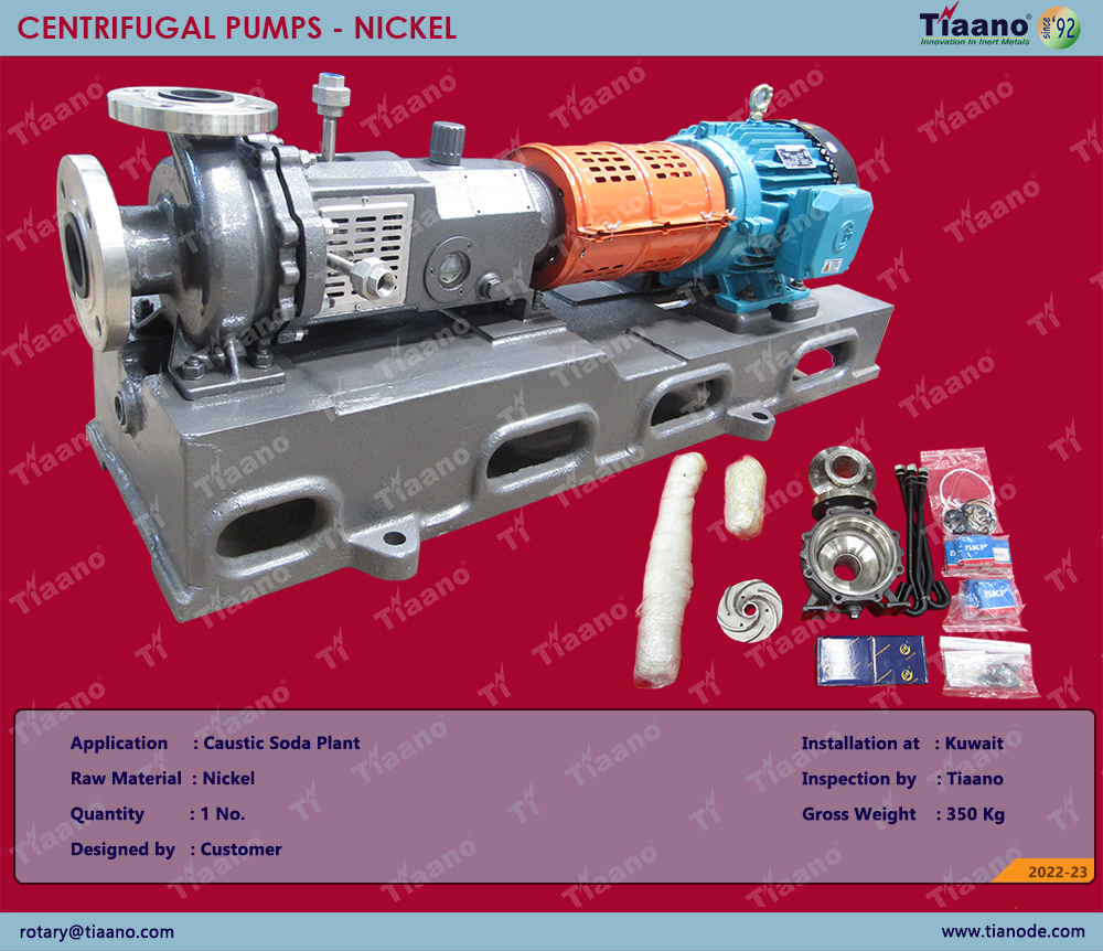 NICKEL CENTRIFUGAL PUMP