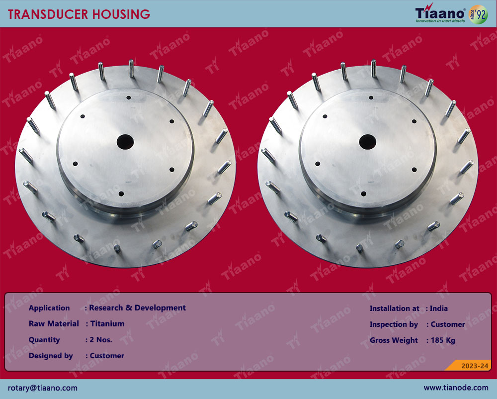 TITANIUM TRANSDUCER HOLDER